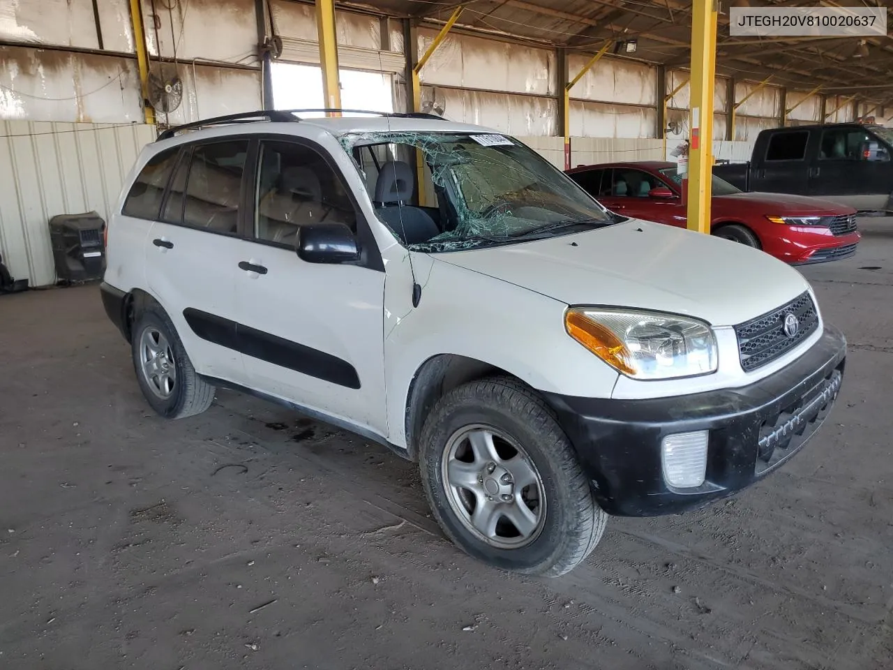 2001 Toyota Rav4 VIN: JTEGH20V810020637 Lot: 77610844