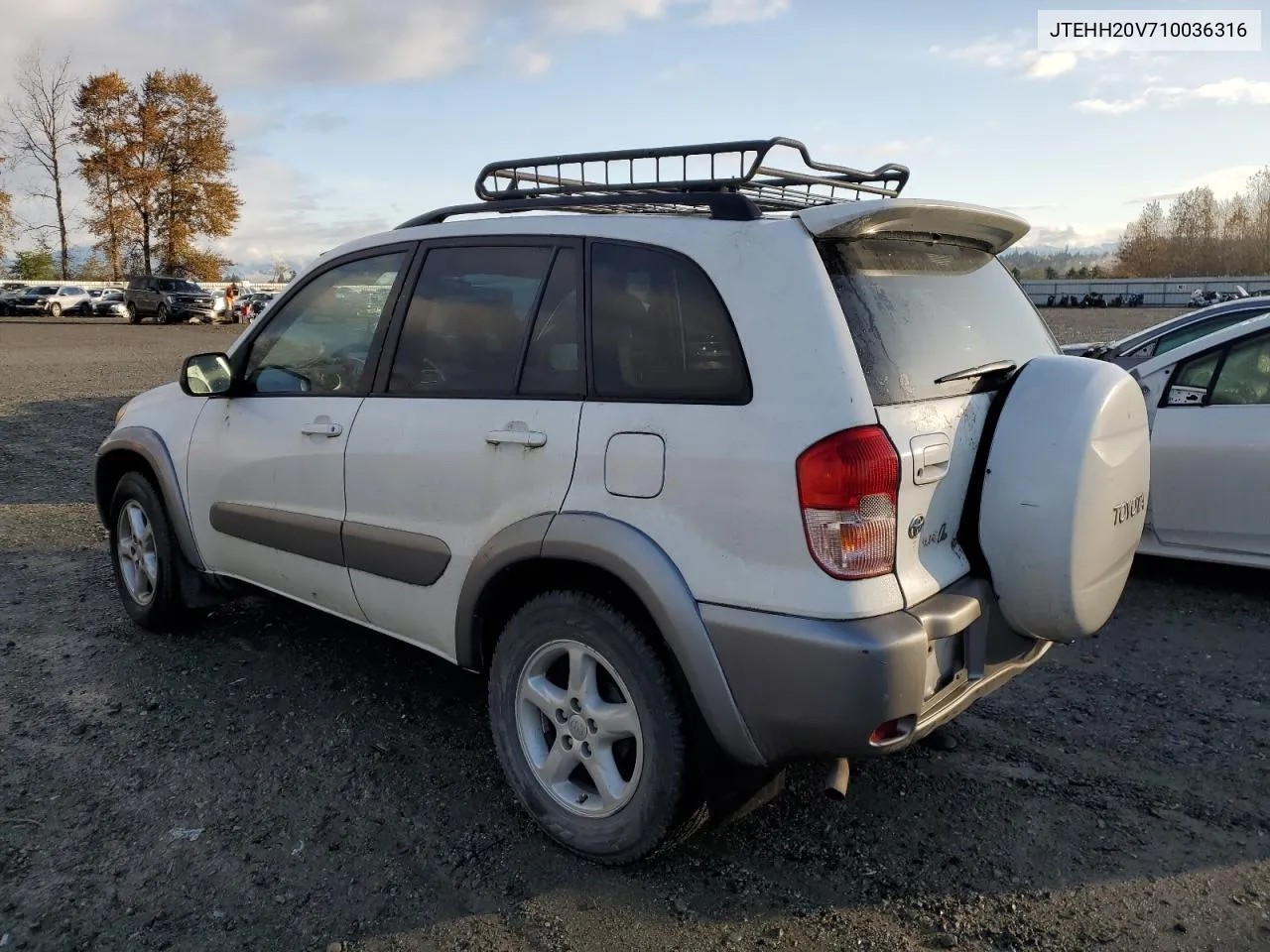 2001 Toyota Rav4 VIN: JTEHH20V710036316 Lot: 77663484