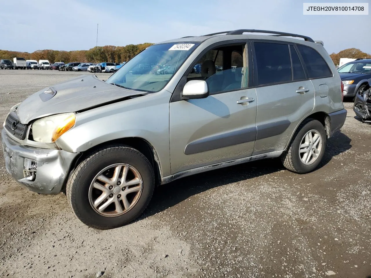 2001 Toyota Rav4 VIN: JTEGH20V810014708 Lot: 78490394