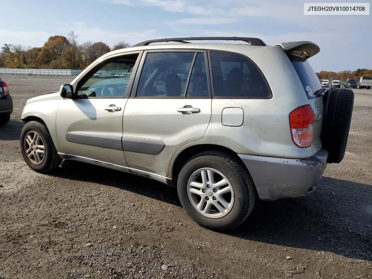 2001 Toyota Rav4 VIN: JTEGH20V810014708 Lot: 78490394