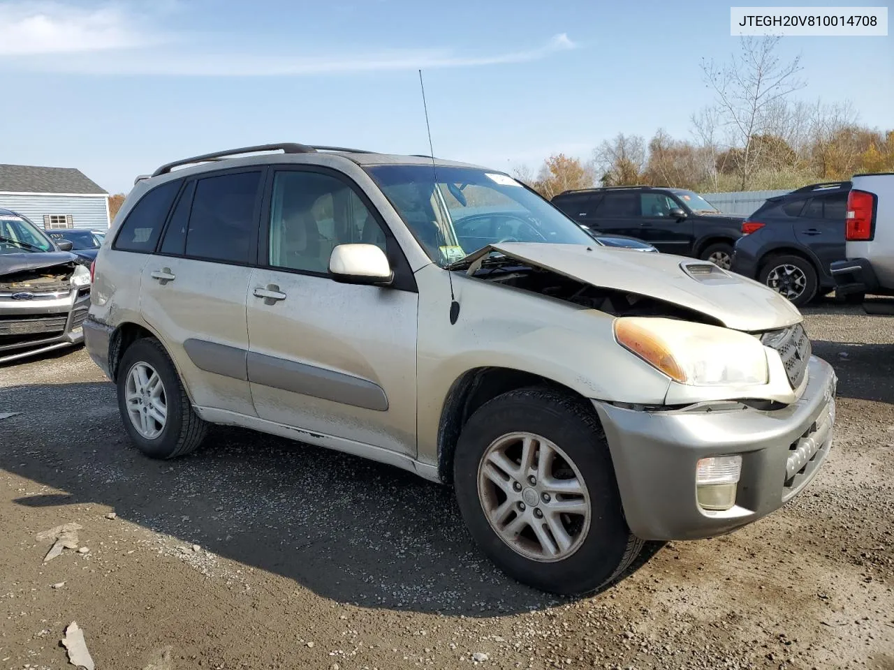 2001 Toyota Rav4 VIN: JTEGH20V810014708 Lot: 78490394