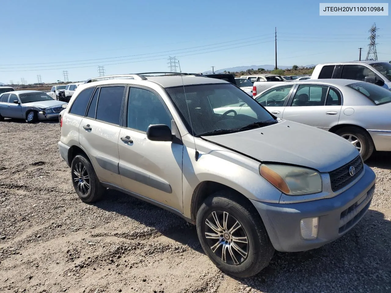 2001 Toyota Rav4 VIN: JTEGH20V110010984 Lot: 79136644