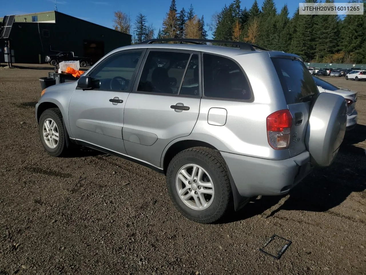 2001 Toyota Rav4 VIN: JTEHH20V516011265 Lot: 79145434