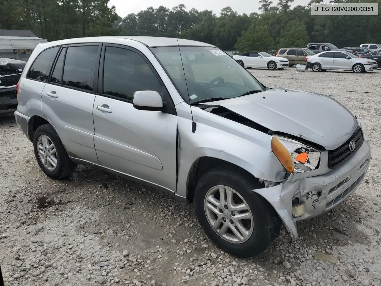 2002 Toyota Rav4 VIN: JTEGH20V020073351 Lot: 52123274