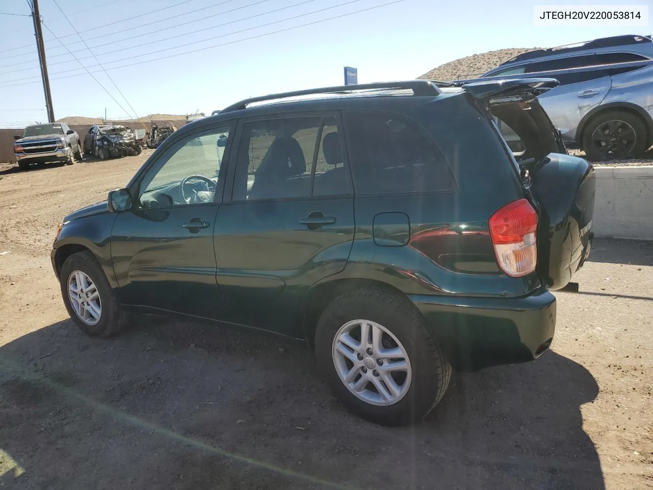 2002 Toyota Rav4 VIN: JTEGH20V220053814 Lot: 59341154