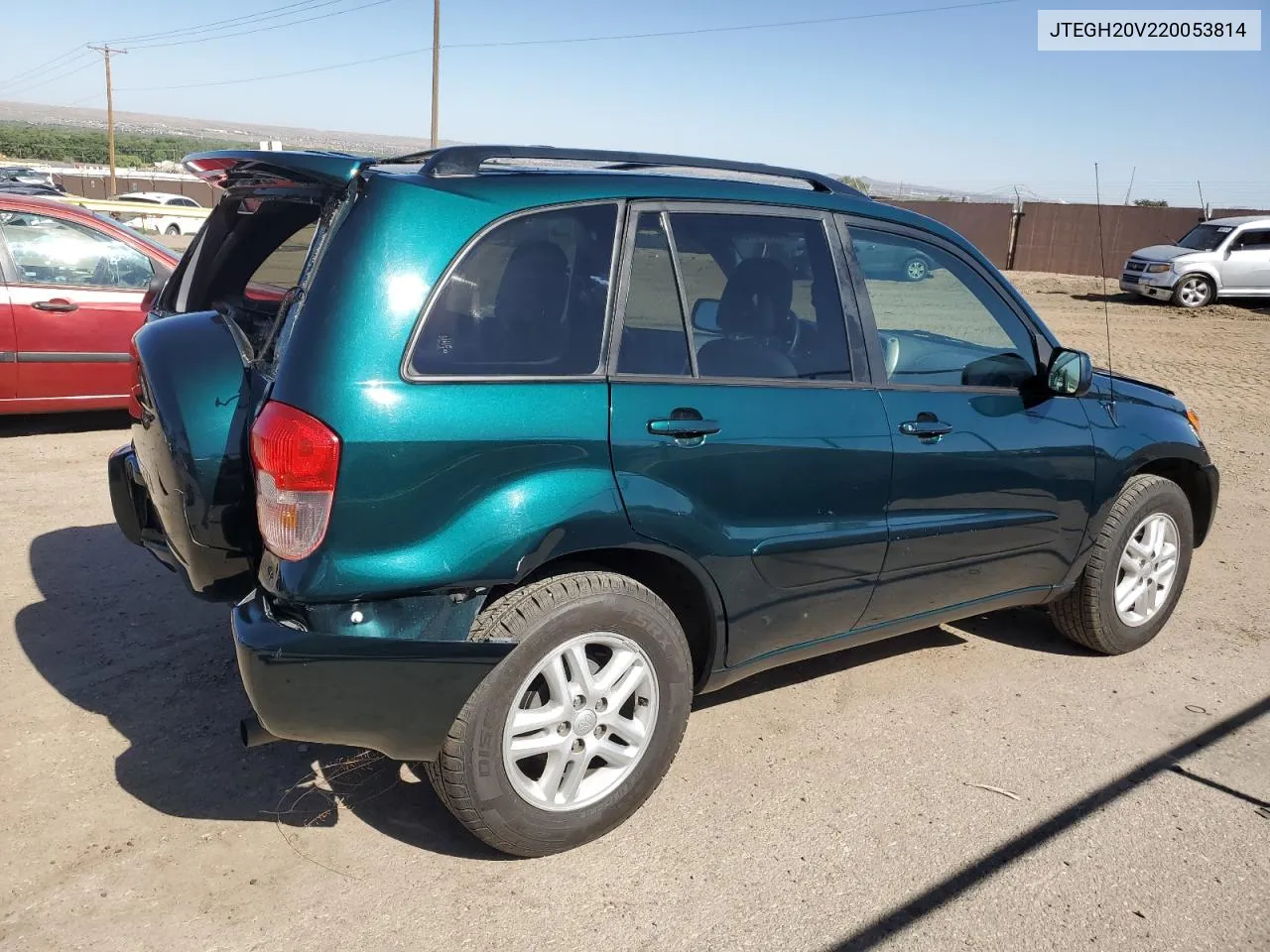 2002 Toyota Rav4 VIN: JTEGH20V220053814 Lot: 59341154