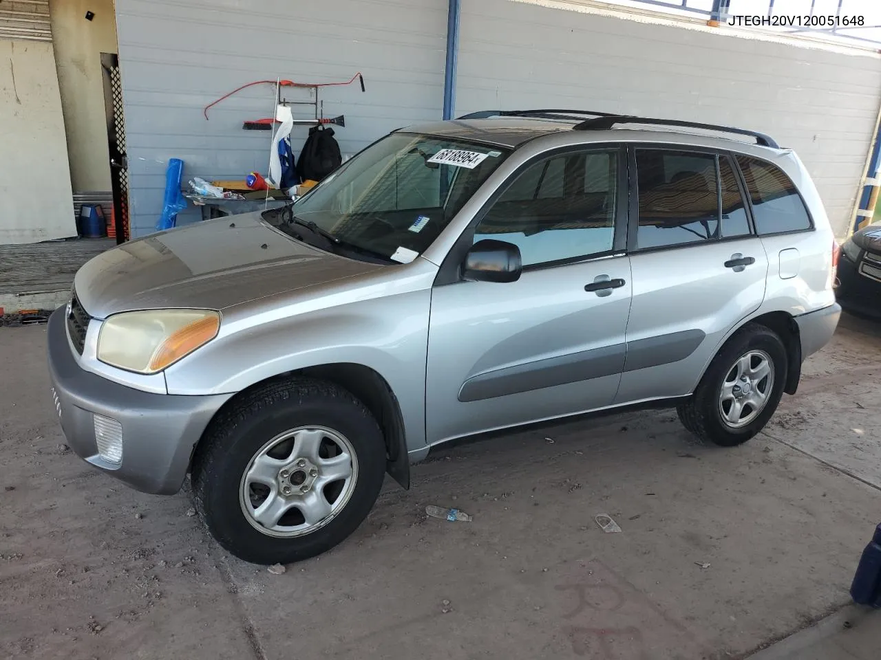 2002 Toyota Rav4 VIN: JTEGH20V120051648 Lot: 68188964