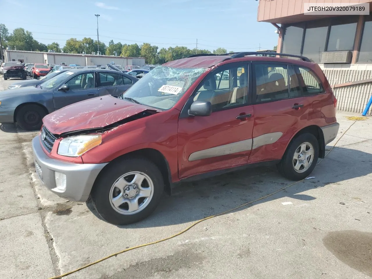 2002 Toyota Rav4 VIN: JTEGH20V320079189 Lot: 68714114