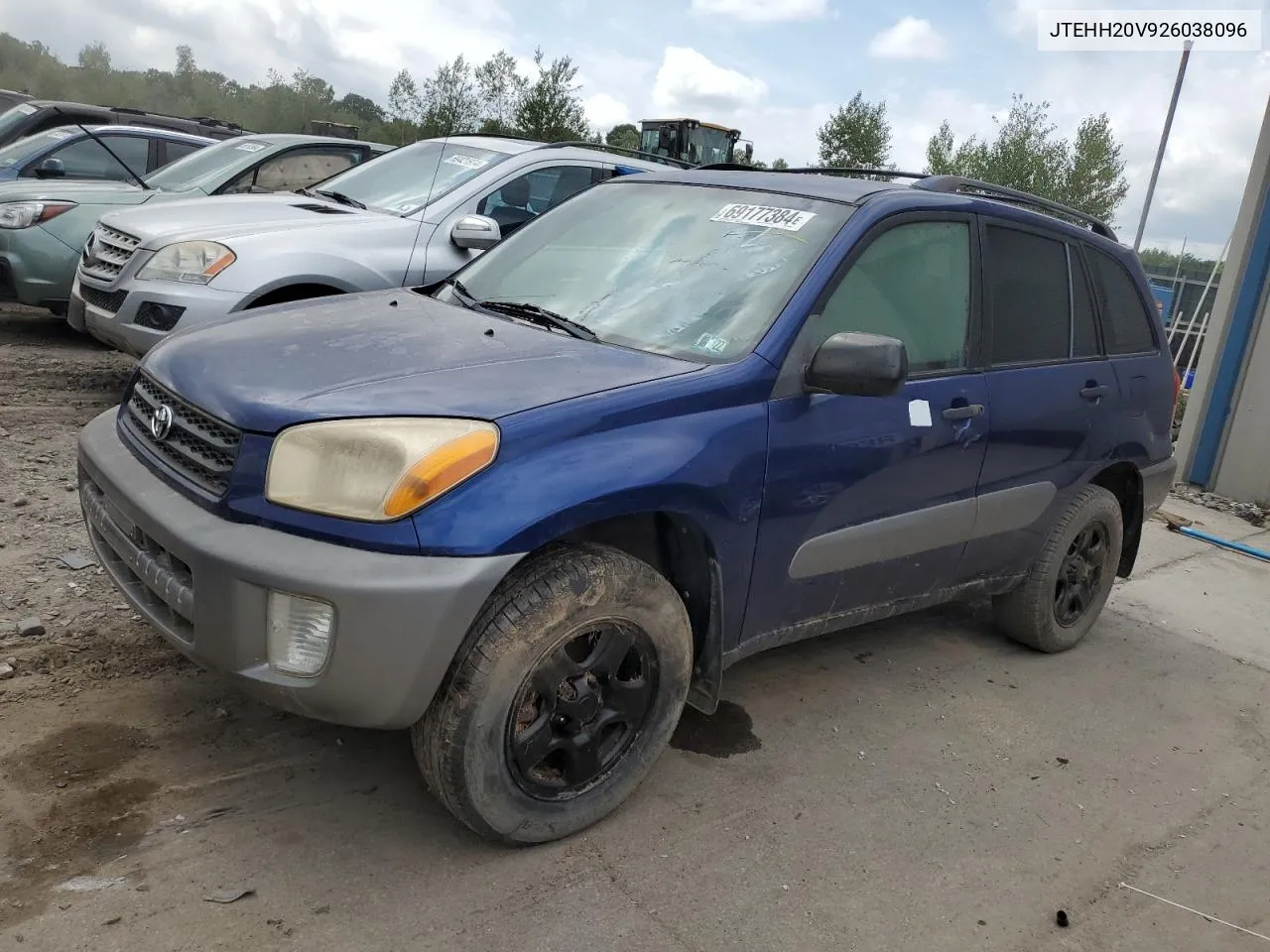 2002 Toyota Rav4 VIN: JTEHH20V926038096 Lot: 69177384