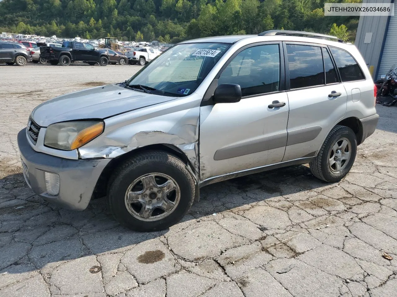 2002 Toyota Rav4 VIN: JTEHH20VX26034686 Lot: 69215614