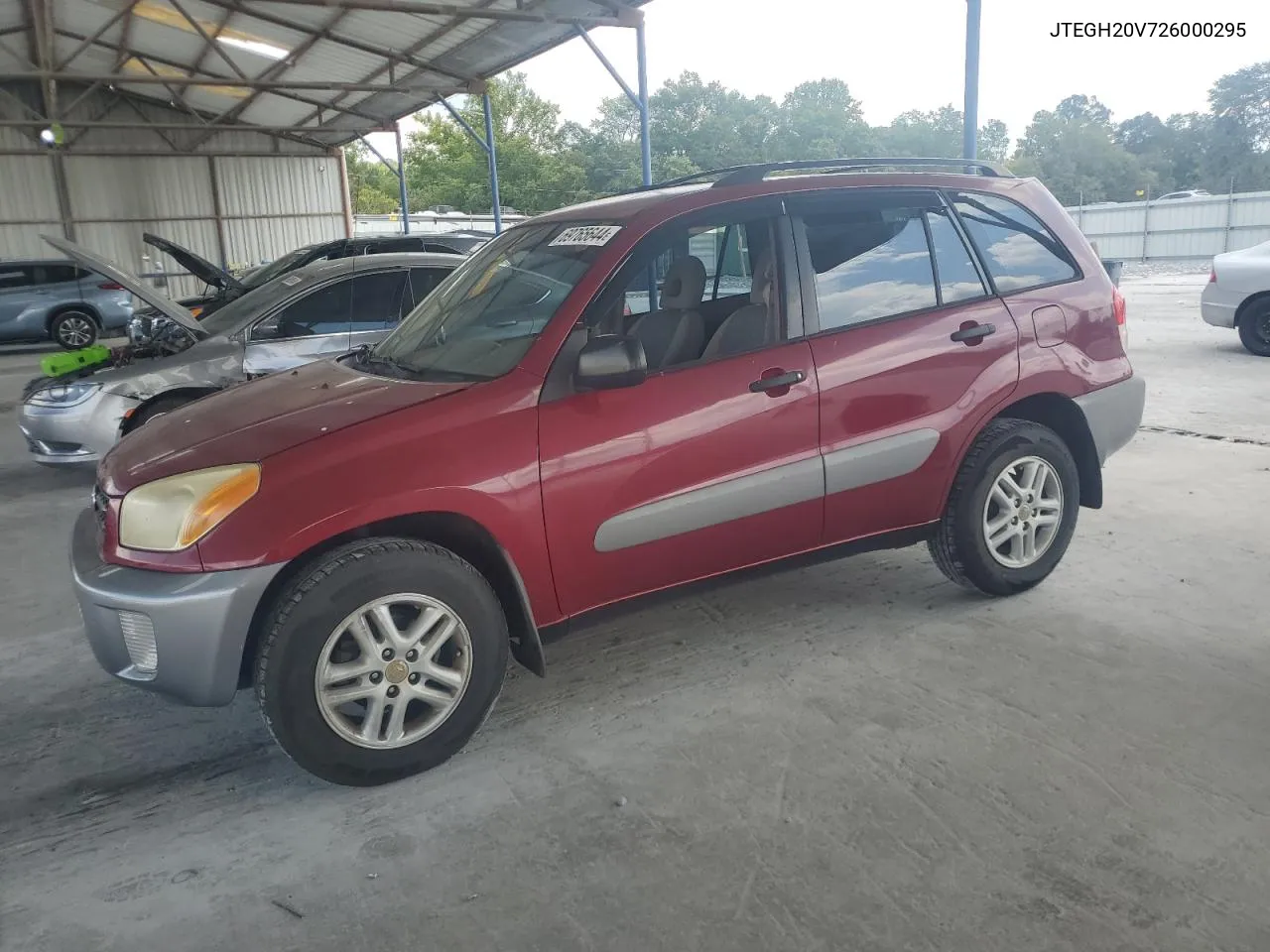 2002 Toyota Rav4 VIN: JTEGH20V726000295 Lot: 69765644