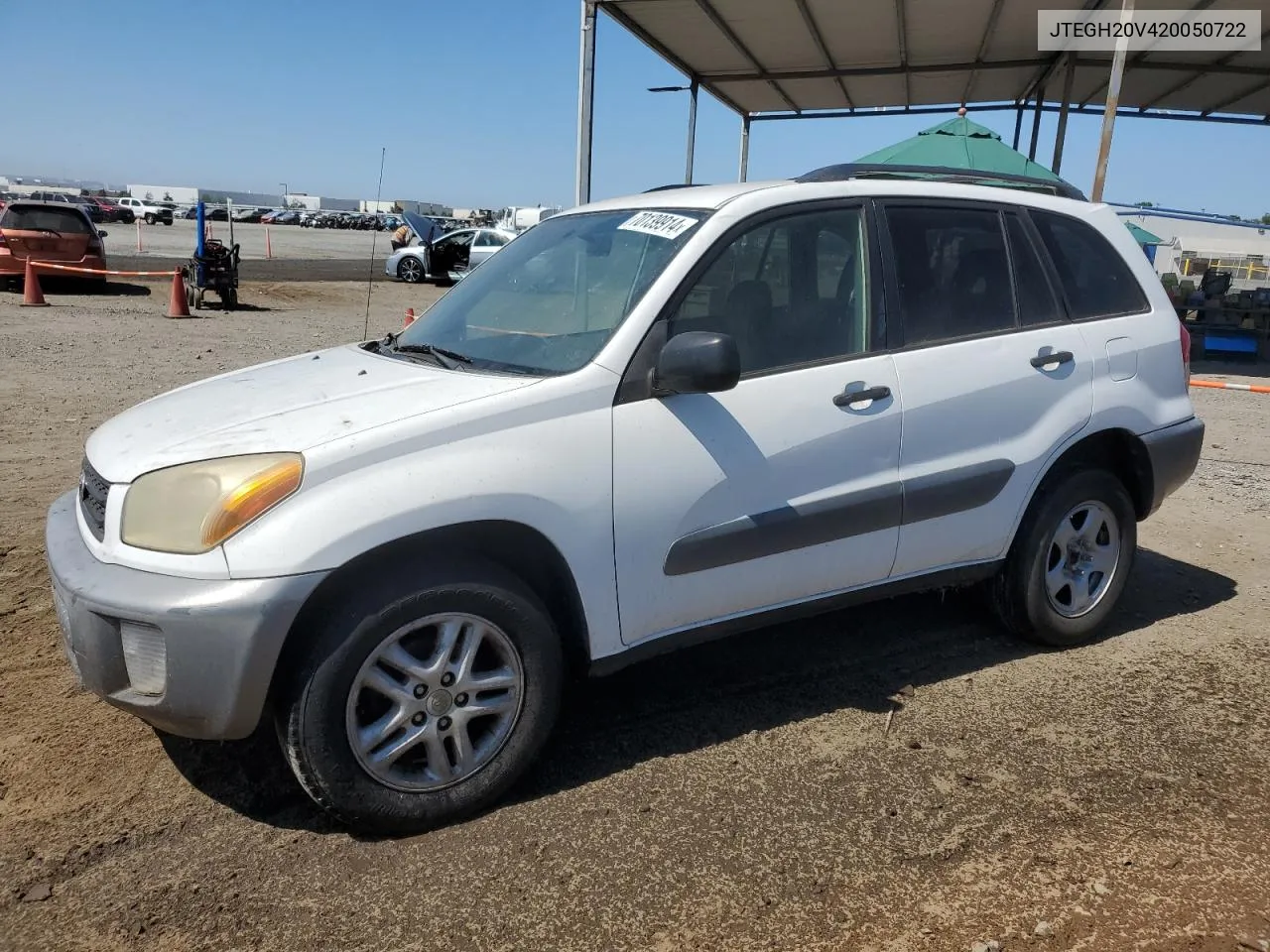 2002 Toyota Rav4 VIN: JTEGH20V420050722 Lot: 70139914