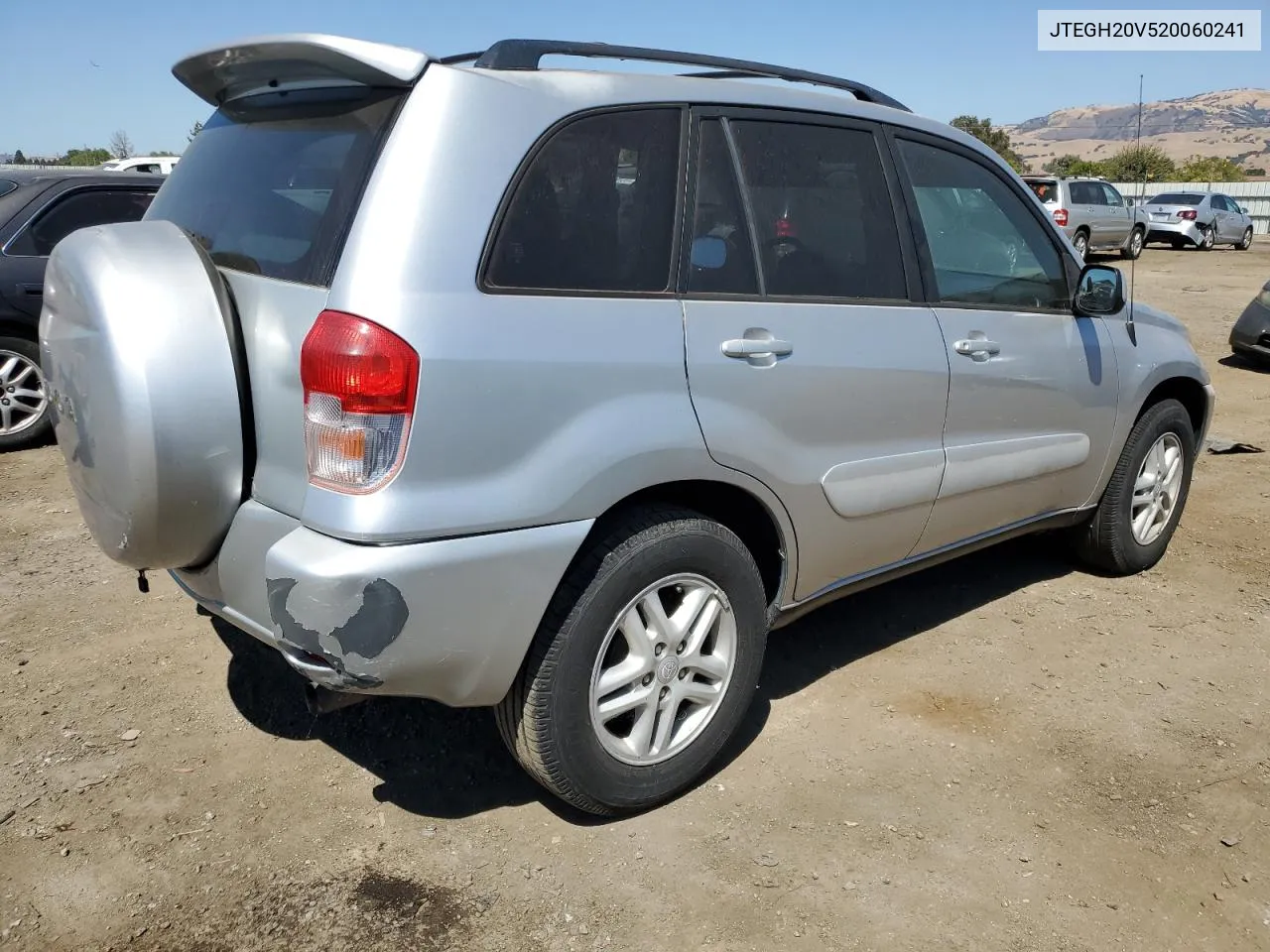 2002 Toyota Rav4 VIN: JTEGH20V520060241 Lot: 70541744