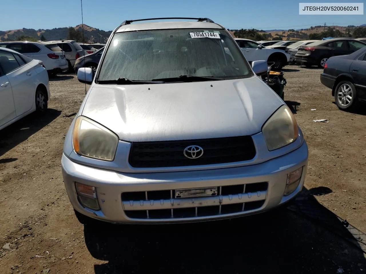 2002 Toyota Rav4 VIN: JTEGH20V520060241 Lot: 70541744