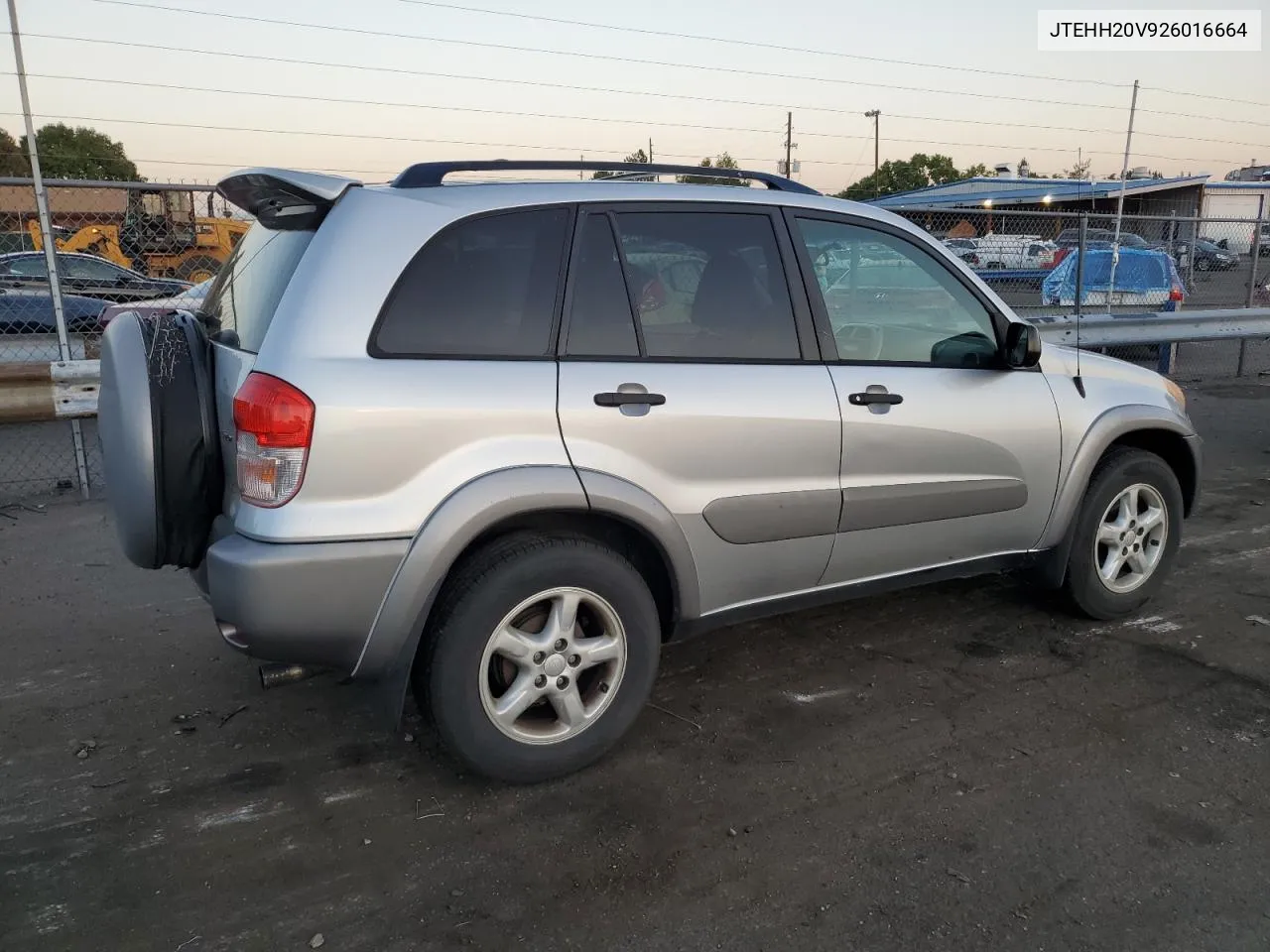 2002 Toyota Rav4 VIN: JTEHH20V926016664 Lot: 71321724