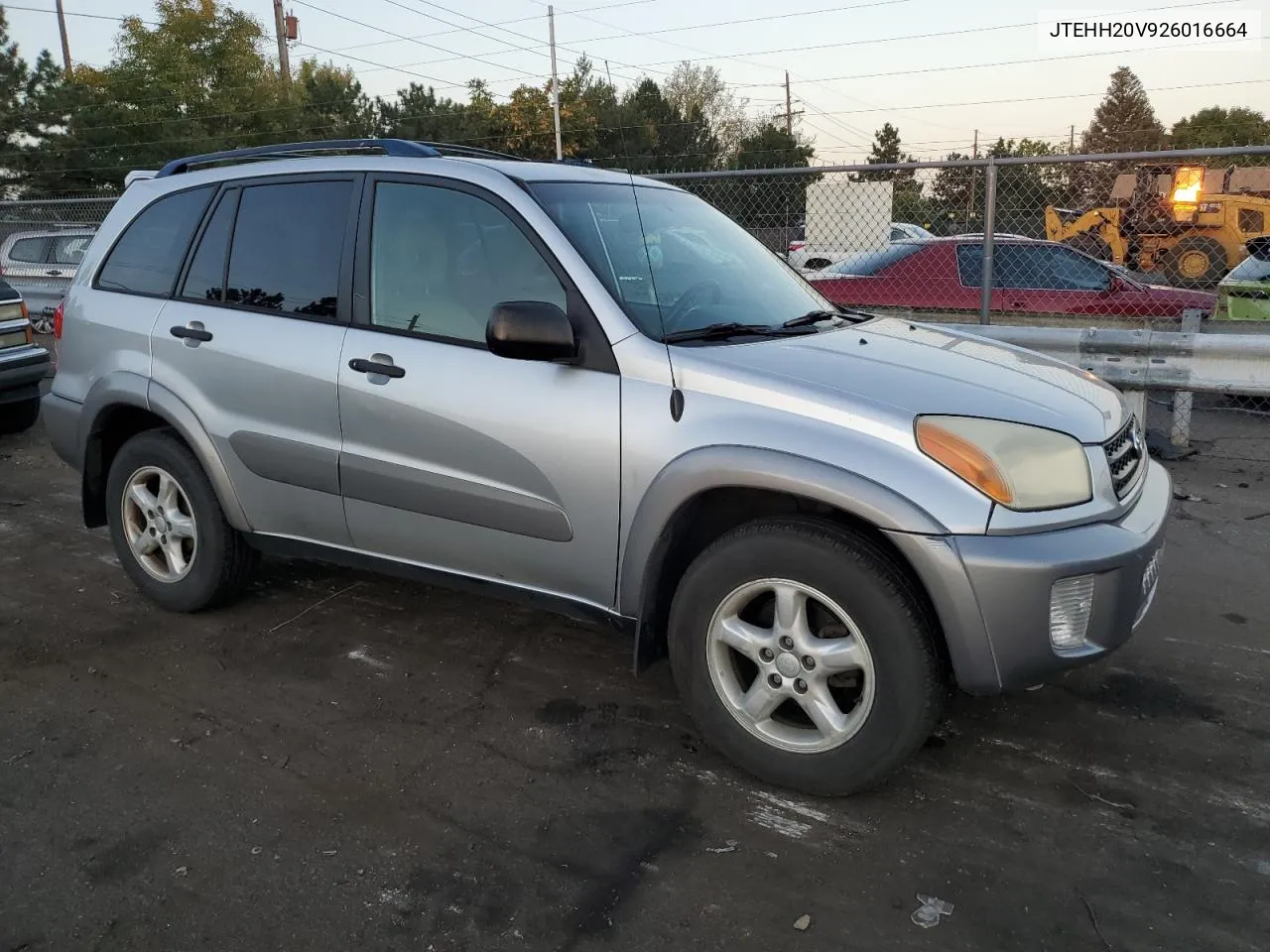 2002 Toyota Rav4 VIN: JTEHH20V926016664 Lot: 71321724