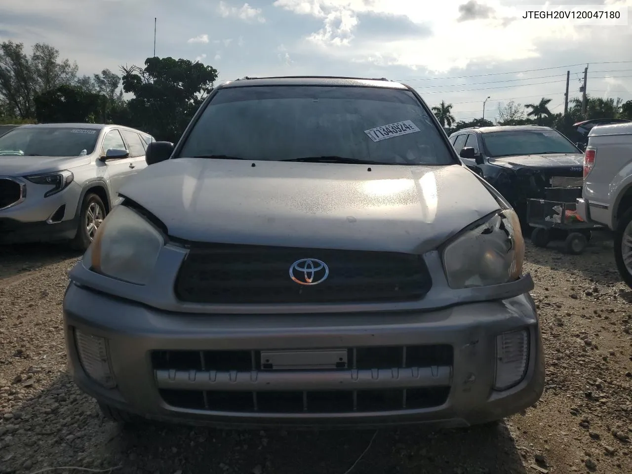 2002 Toyota Rav4 VIN: JTEGH20V120047180 Lot: 71343924