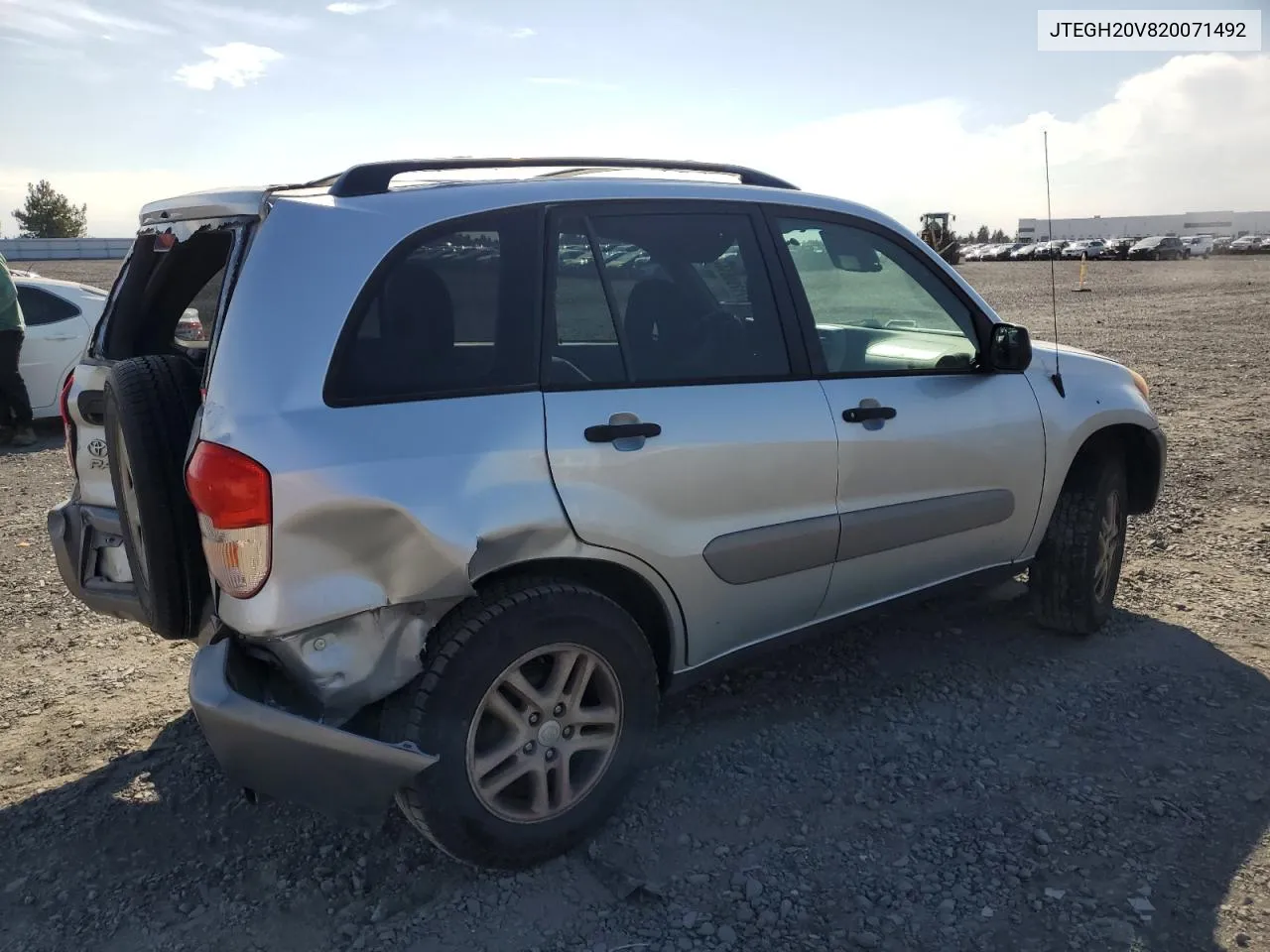 2002 Toyota Rav4 VIN: JTEGH20V820071492 Lot: 71798814