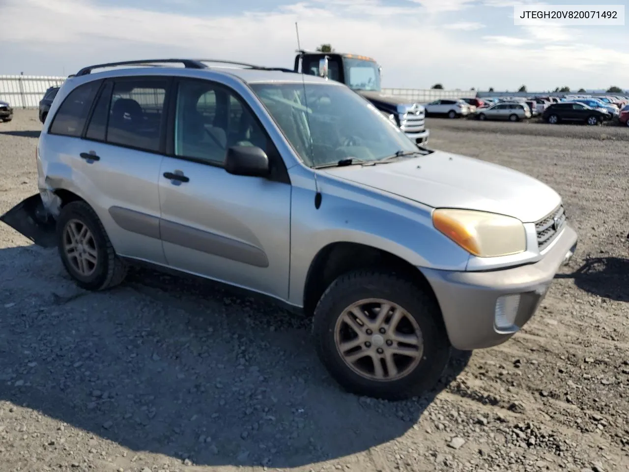 2002 Toyota Rav4 VIN: JTEGH20V820071492 Lot: 71798814