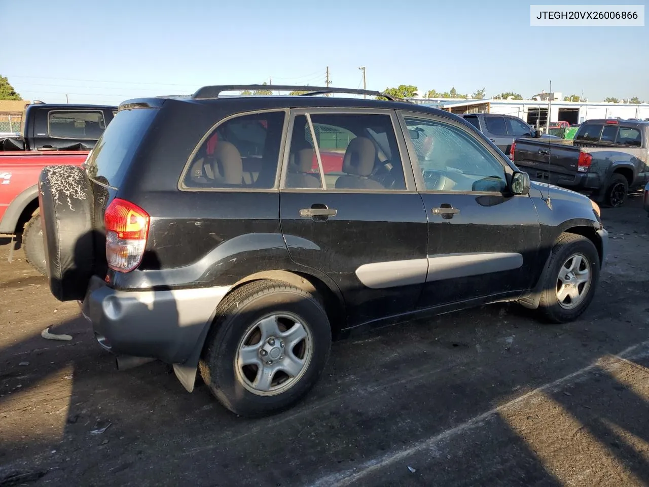 2002 Toyota Rav4 VIN: JTEGH20VX26006866 Lot: 72054274