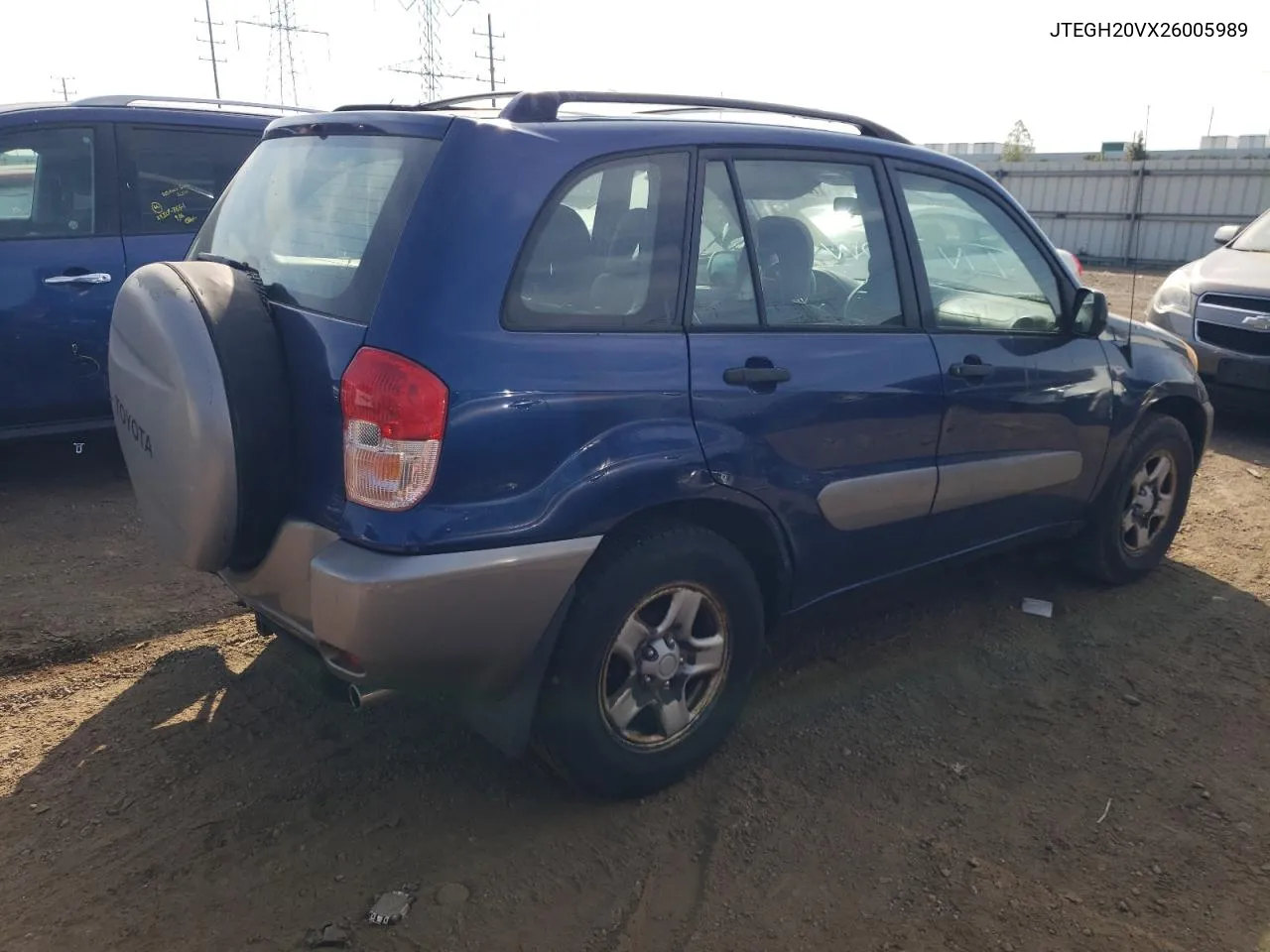 2002 Toyota Rav4 VIN: JTEGH20VX26005989 Lot: 72152114