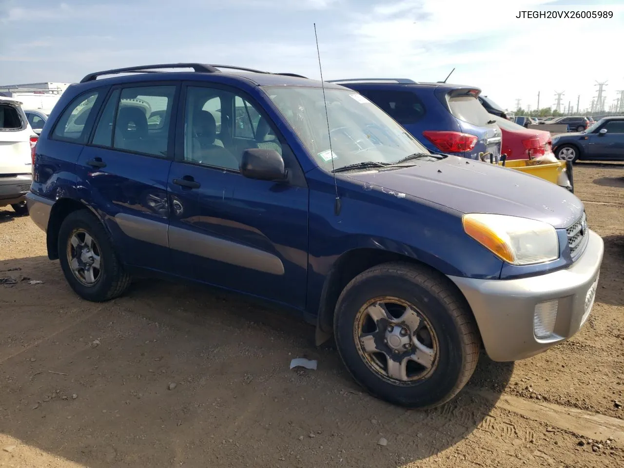 2002 Toyota Rav4 VIN: JTEGH20VX26005989 Lot: 72152114