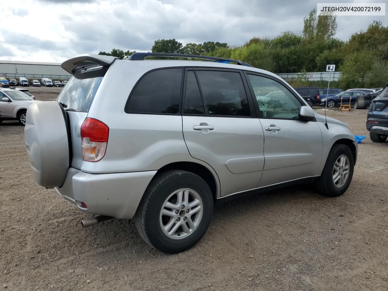 2002 Toyota Rav4 VIN: JTEGH20V420072199 Lot: 73407174