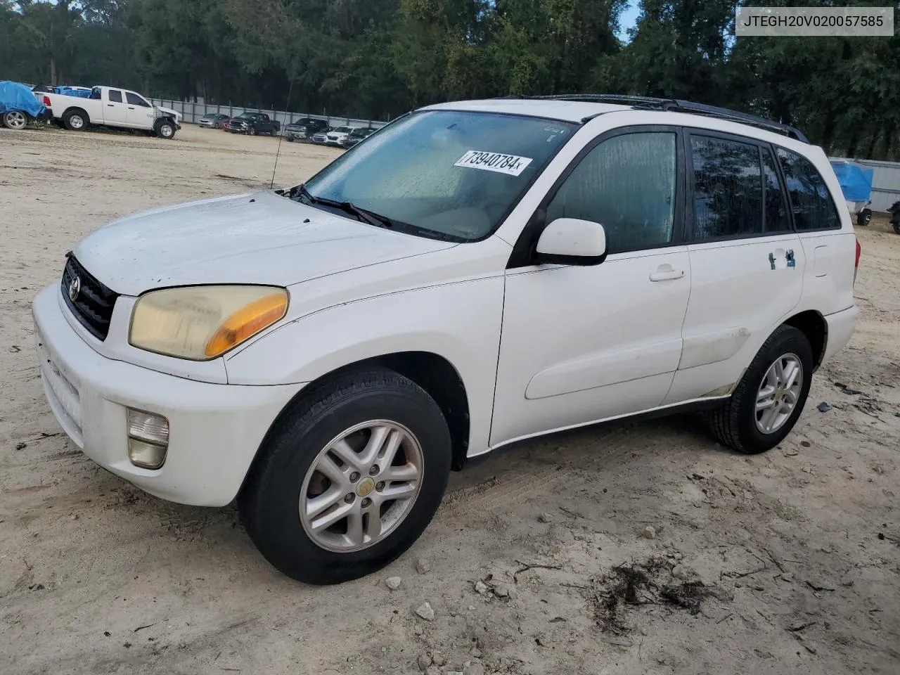 2002 Toyota Rav4 VIN: JTEGH20V020057585 Lot: 73940784