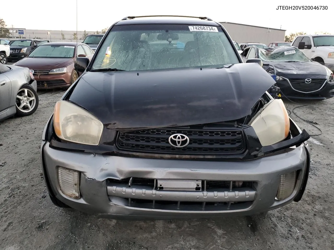 2002 Toyota Rav4 VIN: JTEGH20V520046730 Lot: 74268734