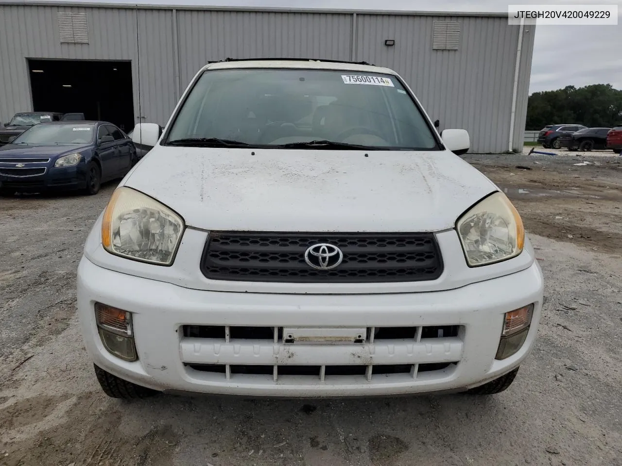 2002 Toyota Rav4 VIN: JTEGH20V420049229 Lot: 75600114