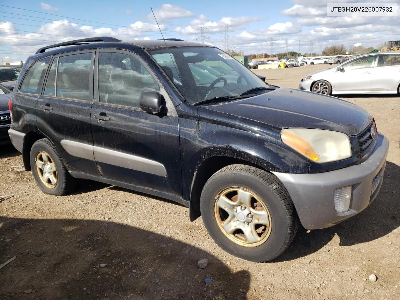 2002 Toyota Rav4 VIN: JTEGH20V226007932 Lot: 75900754