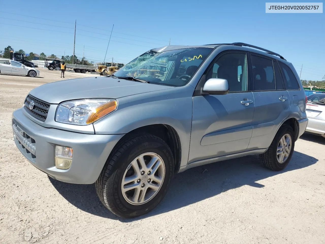 2002 Toyota Rav4 VIN: JTEGH20V020052757 Lot: 76176774