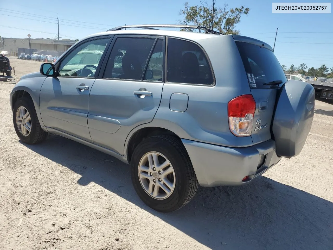 2002 Toyota Rav4 VIN: JTEGH20V020052757 Lot: 76176774