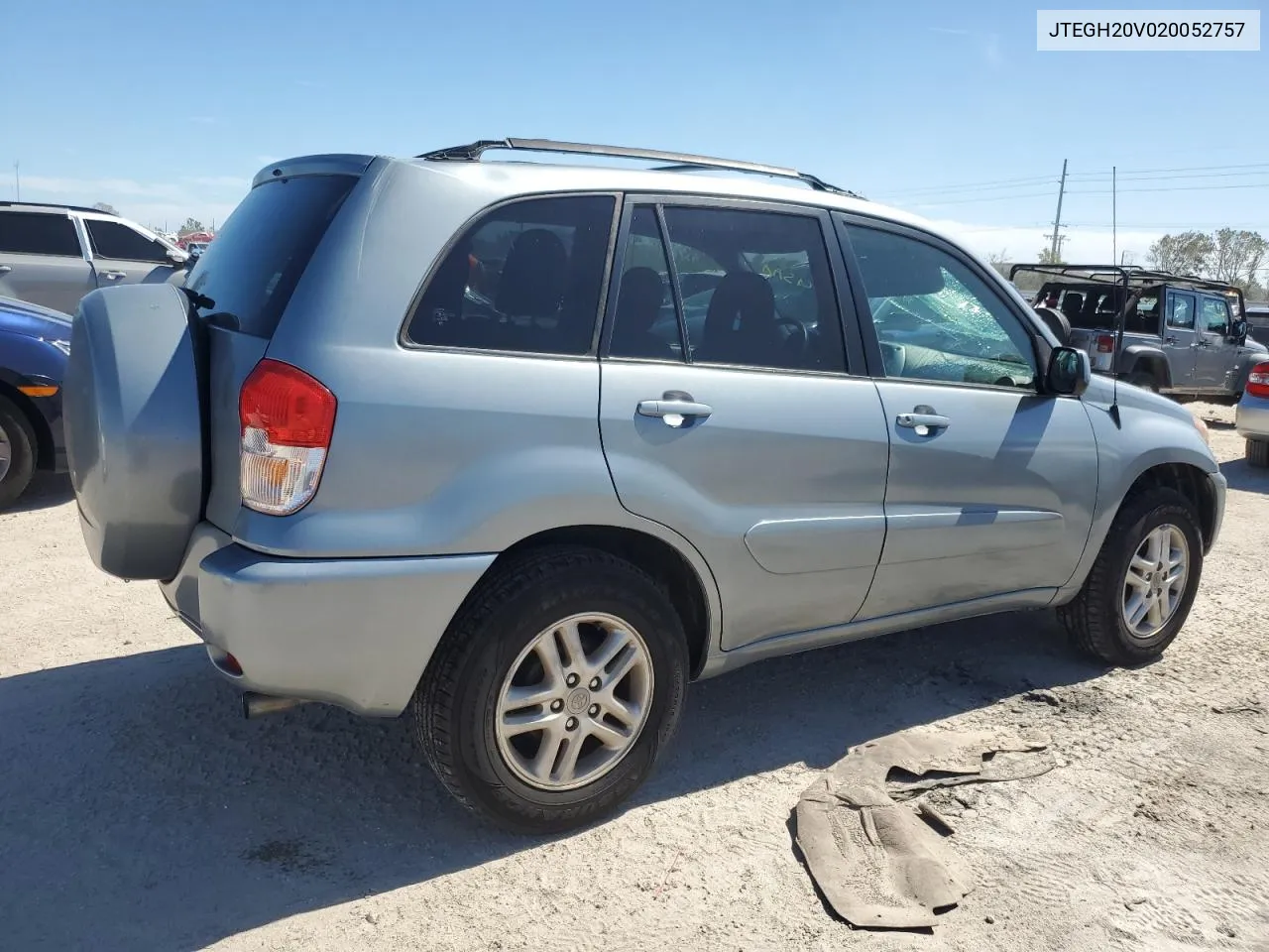 2002 Toyota Rav4 VIN: JTEGH20V020052757 Lot: 76176774