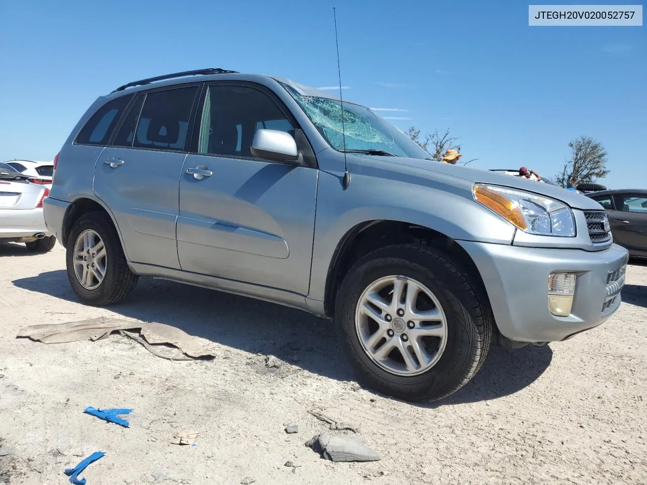 2002 Toyota Rav4 VIN: JTEGH20V020052757 Lot: 76176774