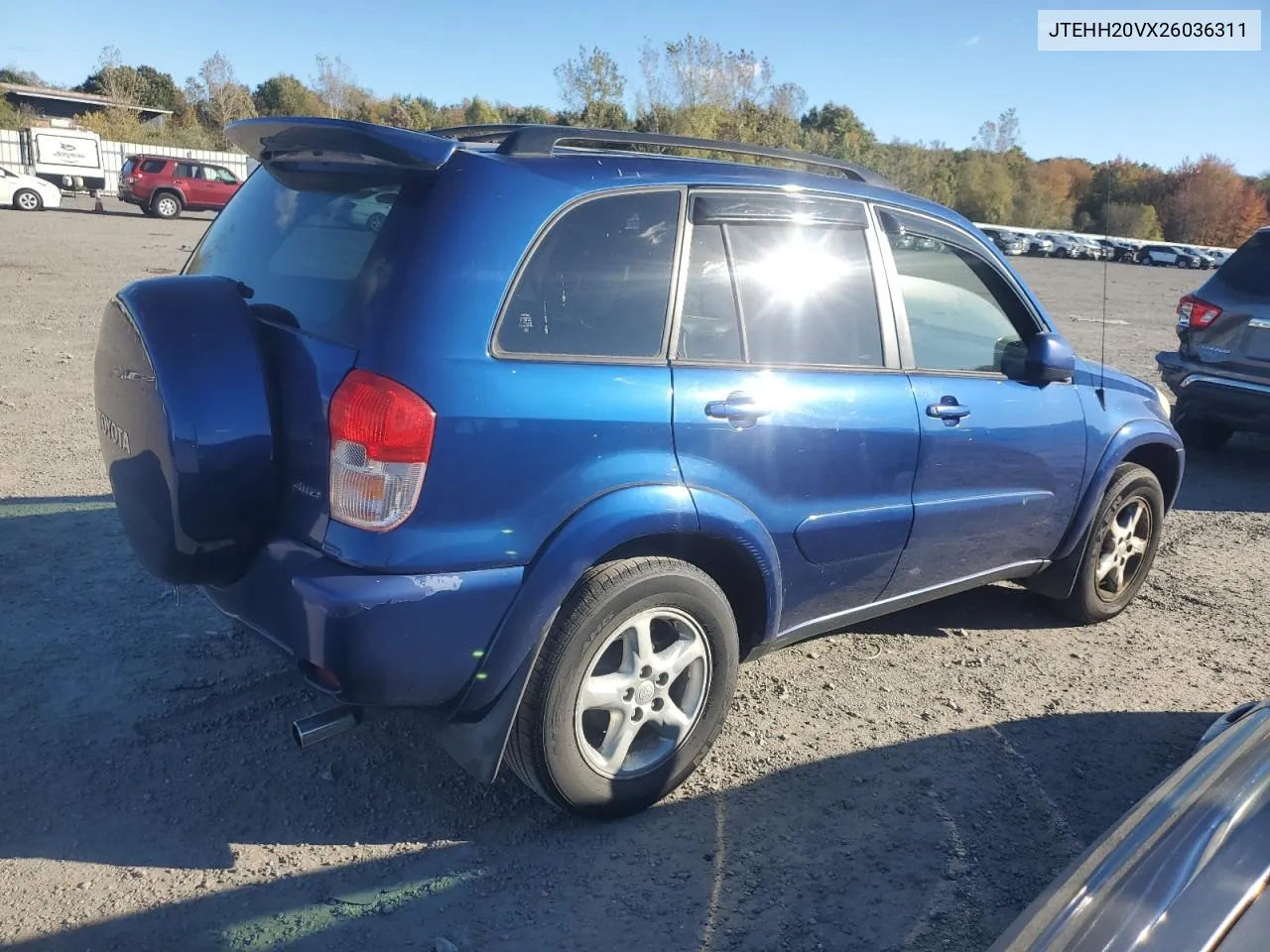 2002 Toyota Rav4 VIN: JTEHH20VX26036311 Lot: 76585594