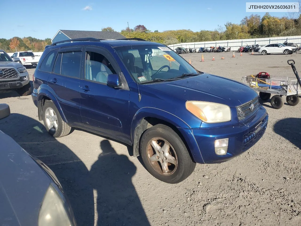 2002 Toyota Rav4 VIN: JTEHH20VX26036311 Lot: 76585594