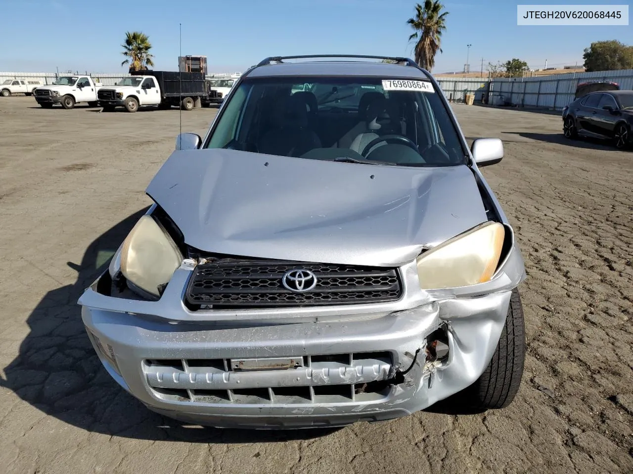 2002 Toyota Rav4 VIN: JTEGH20V620068445 Lot: 76980864