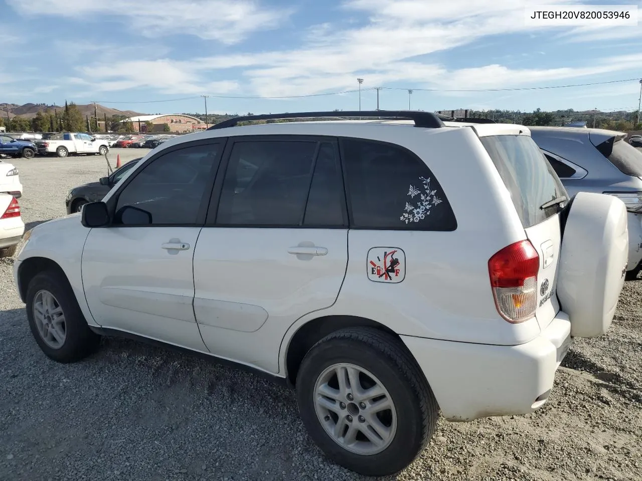 2002 Toyota Rav4 VIN: JTEGH20V820053946 Lot: 77228944