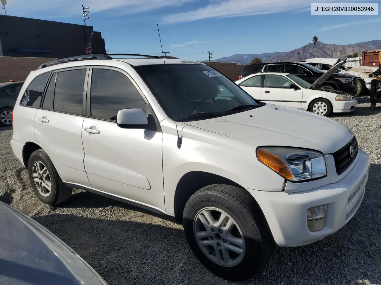 2002 Toyota Rav4 VIN: JTEGH20V820053946 Lot: 77228944