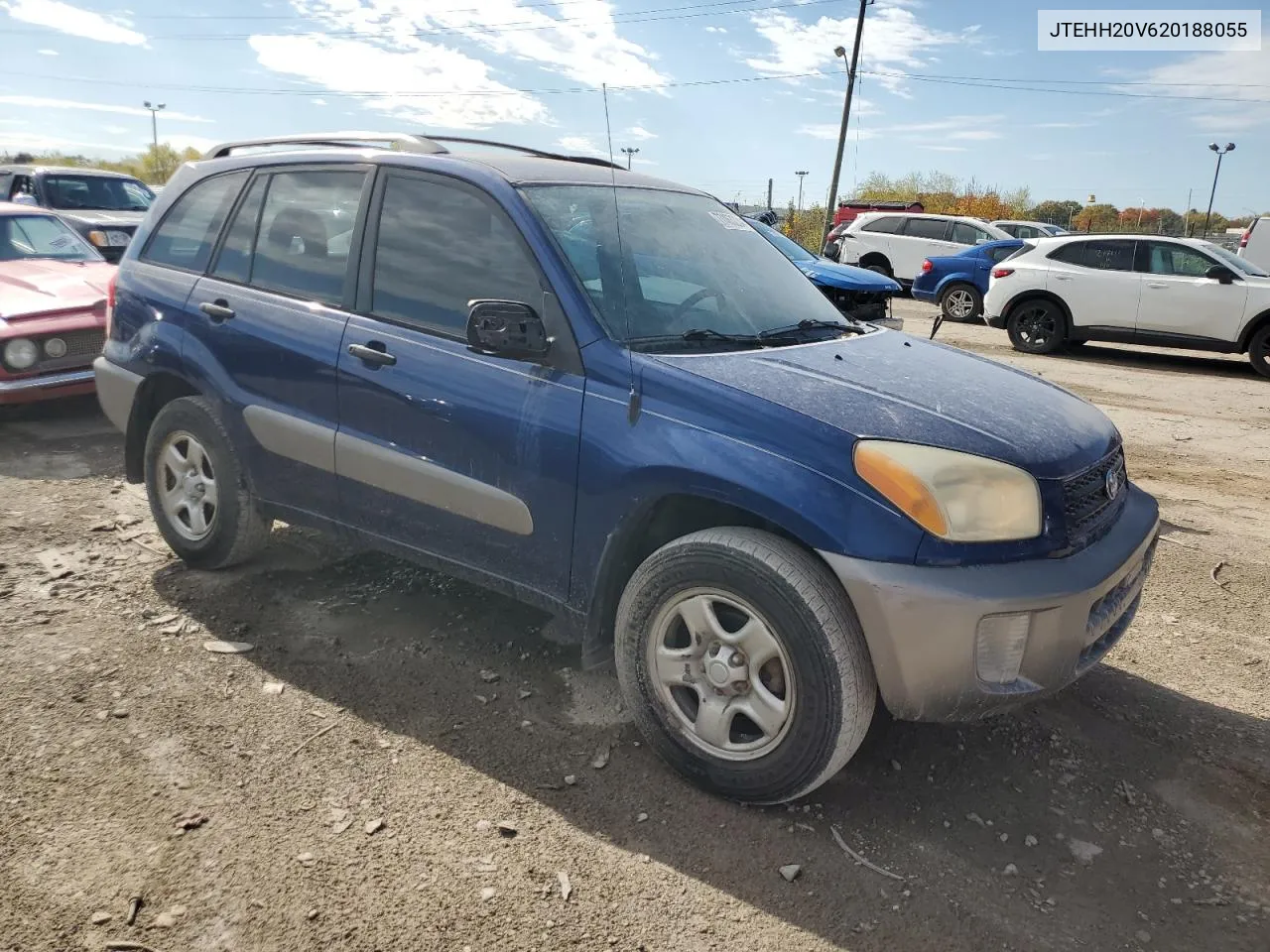 2002 Toyota Rav4 VIN: JTEHH20V620188055 Lot: 77463234