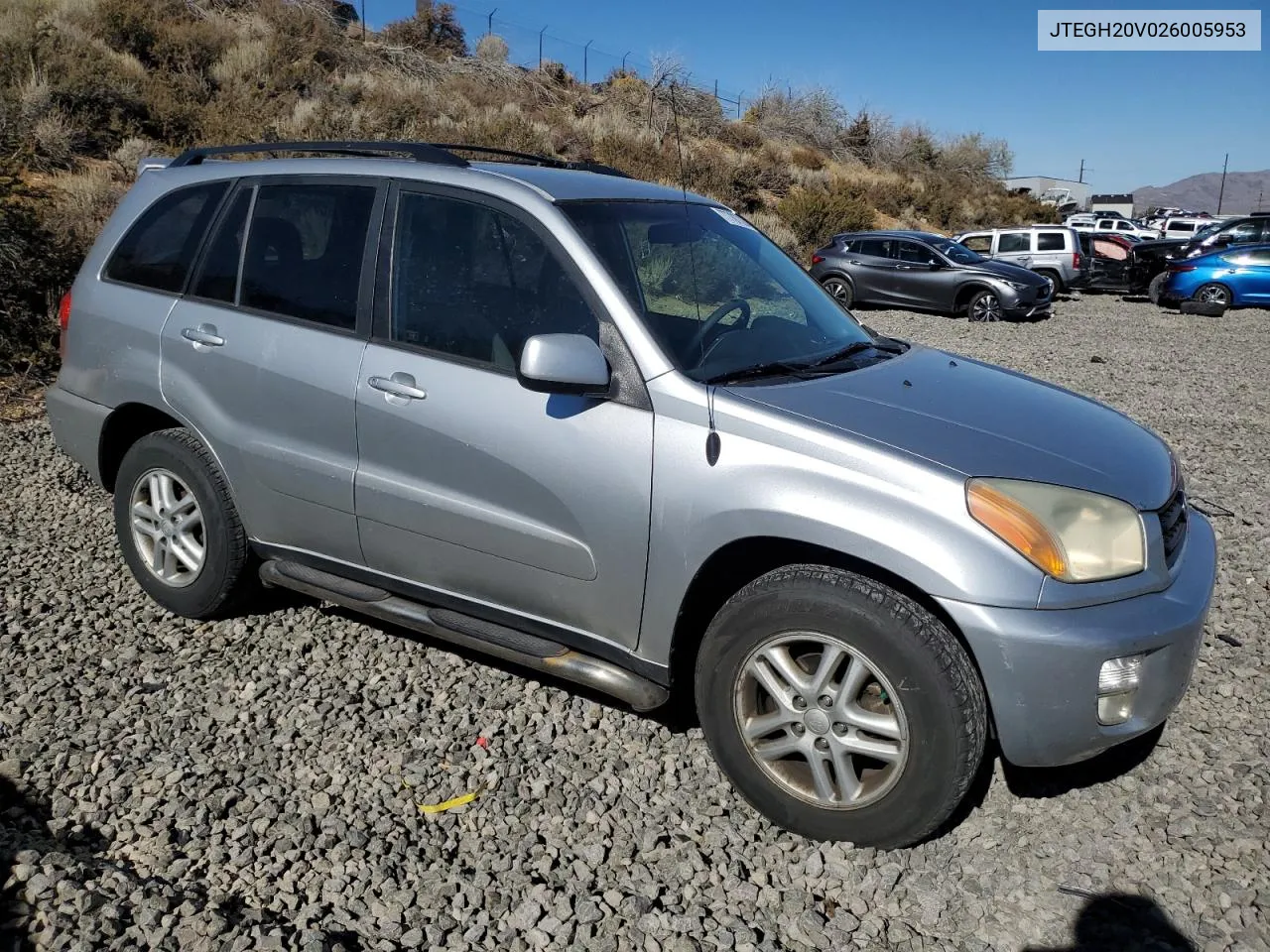 2002 Toyota Rav4 VIN: JTEGH20V026005953 Lot: 77707324