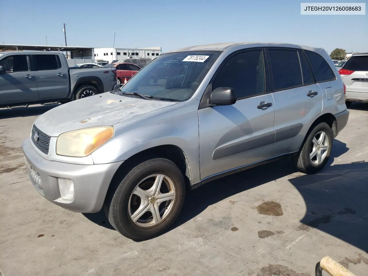 2002 Toyota Rav4 VIN: JTEGH20V126008683 Lot: 78176244