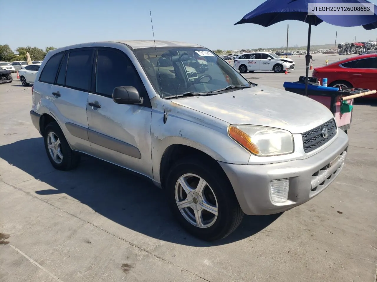 2002 Toyota Rav4 VIN: JTEGH20V126008683 Lot: 78176244