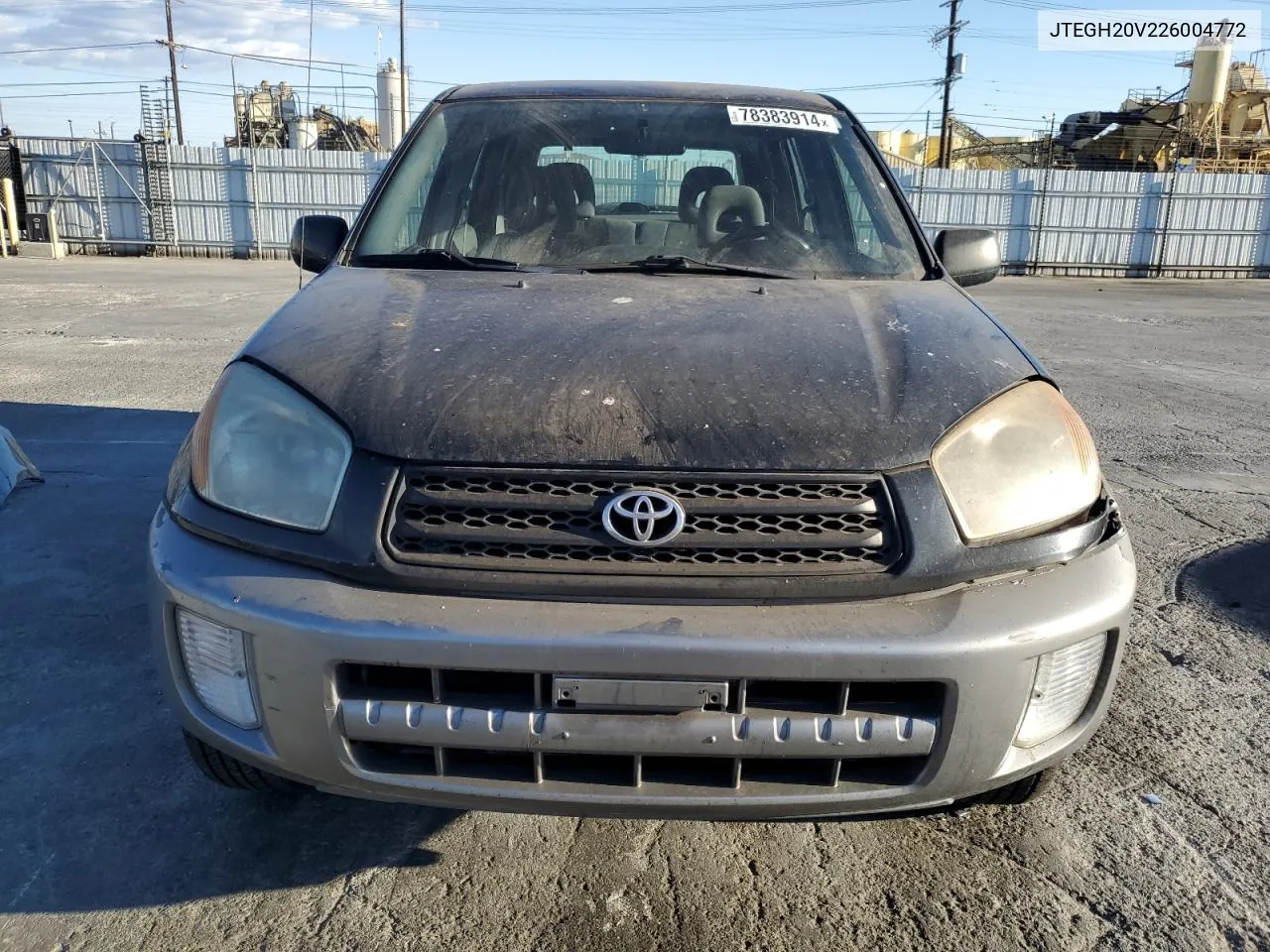 2002 Toyota Rav4 VIN: JTEGH20V226004772 Lot: 78383914