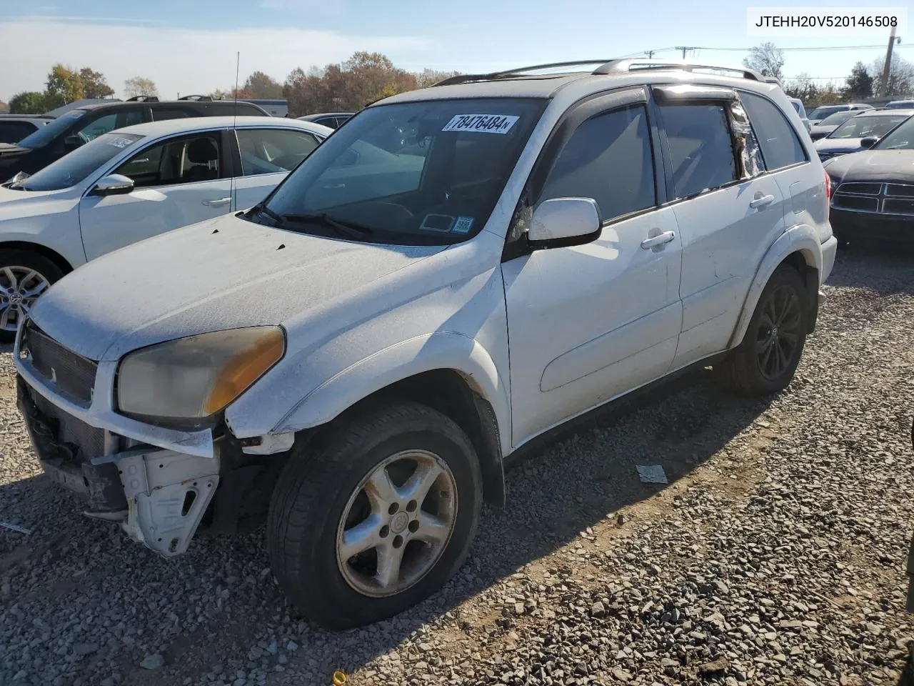 2002 Toyota Rav4 VIN: JTEHH20V520146508 Lot: 78476484