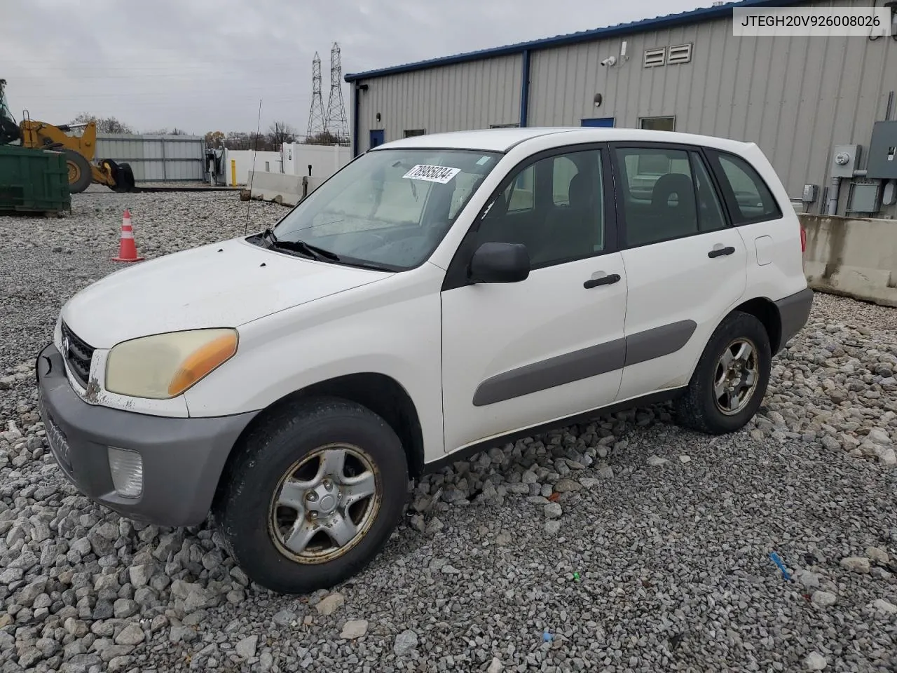 2002 Toyota Rav4 VIN: JTEGH20V926008026 Lot: 78985034