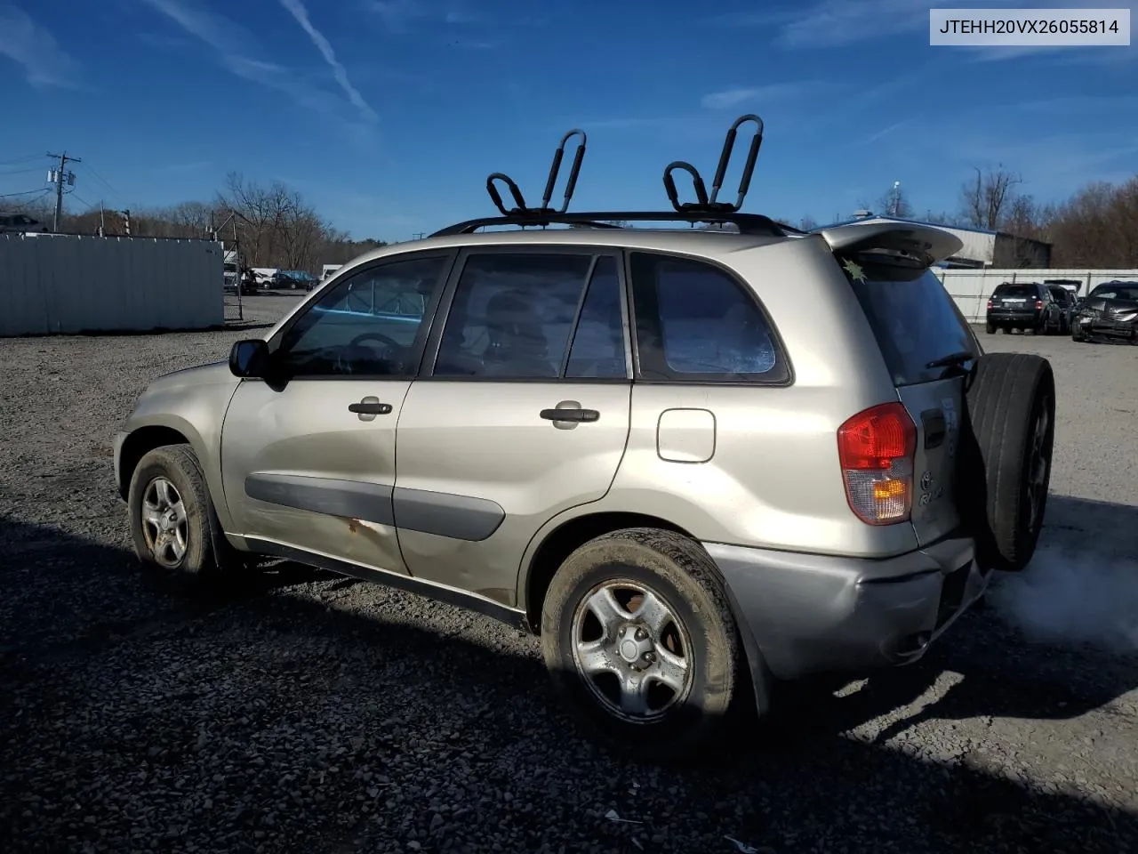 2002 Toyota Rav4 VIN: JTEHH20VX26055814 Lot: 80498484