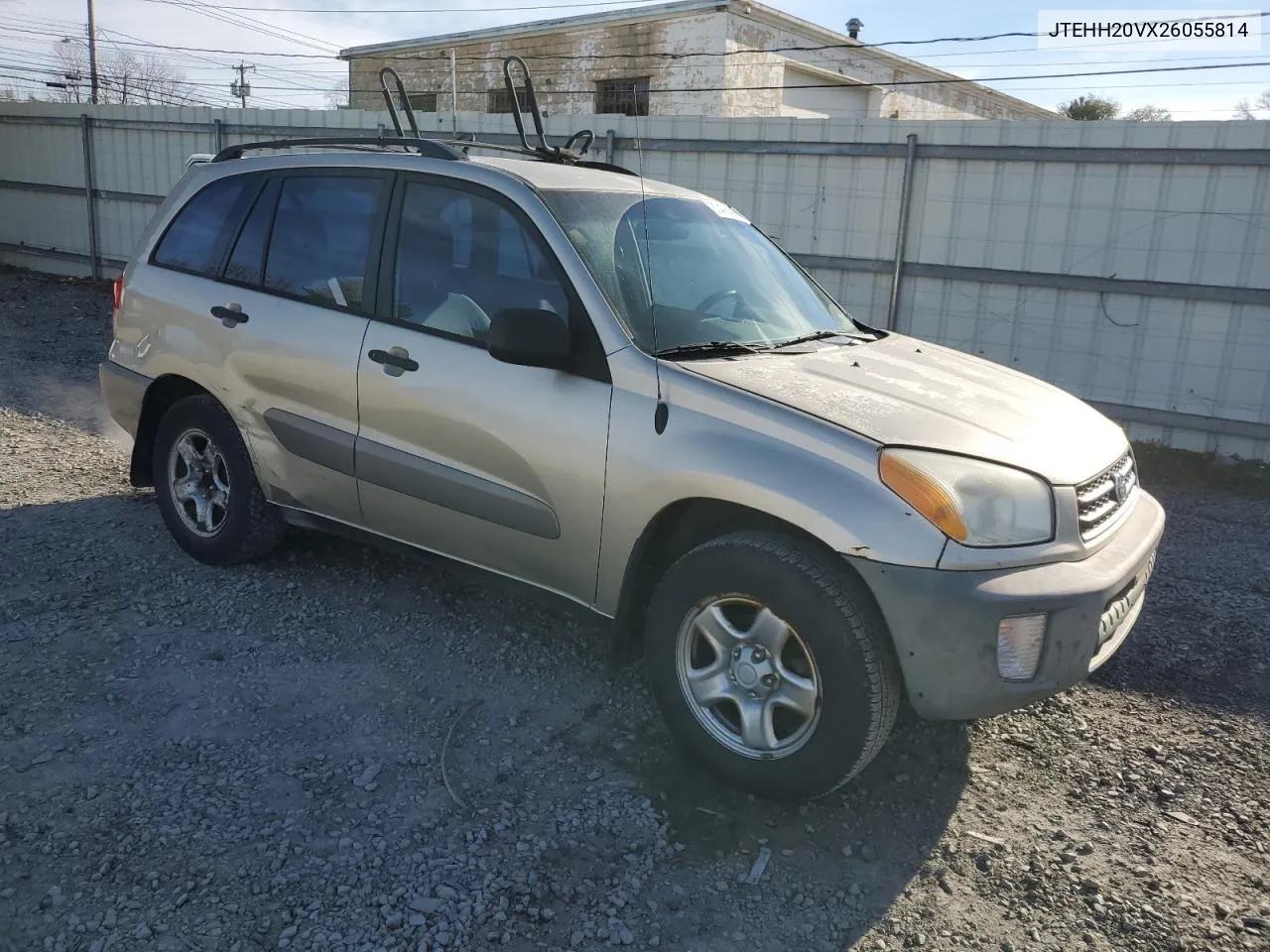 2002 Toyota Rav4 VIN: JTEHH20VX26055814 Lot: 80498484