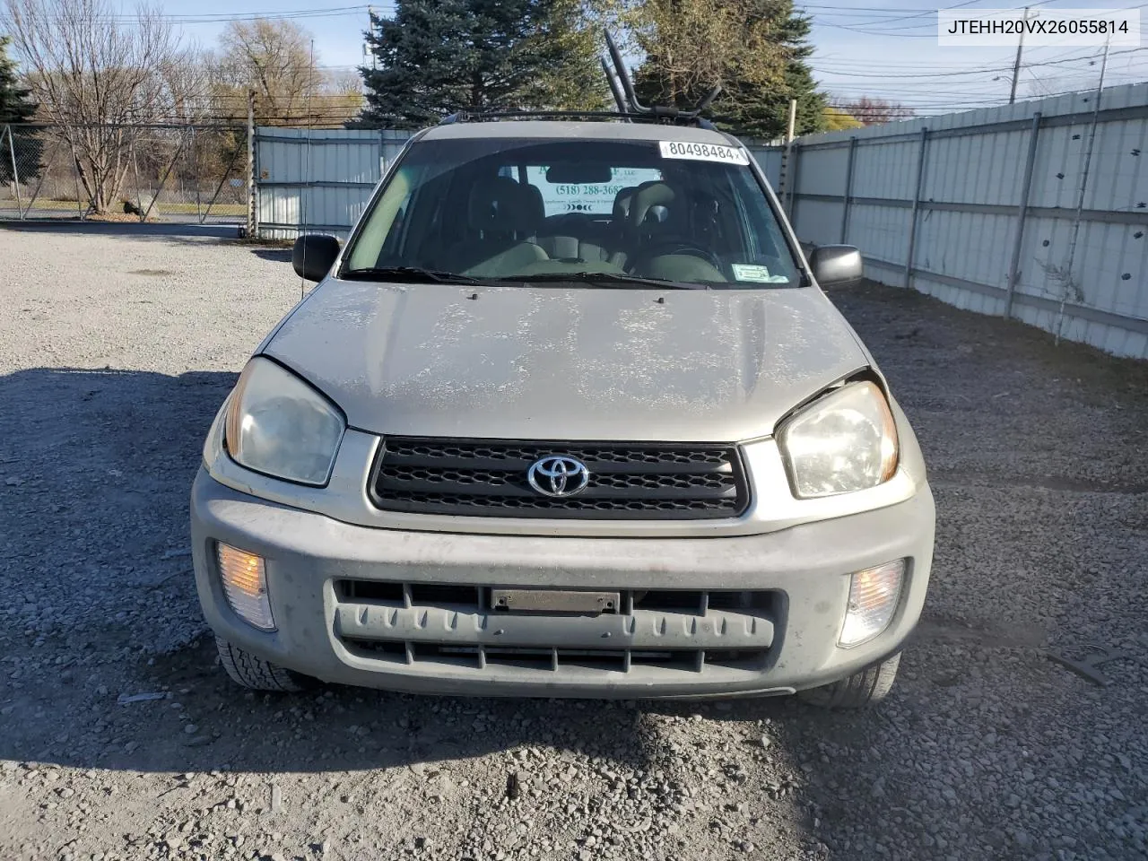 2002 Toyota Rav4 VIN: JTEHH20VX26055814 Lot: 80498484